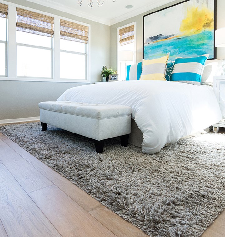Luxury Vinyl Tile Laminate Tacoma Wa, Bedrooms With Hardwood Floors And Area Rugs
